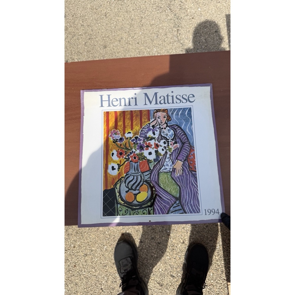 Henri‎ Matisse 1994 Wall Calendar Vintage Cedco Art Calendar